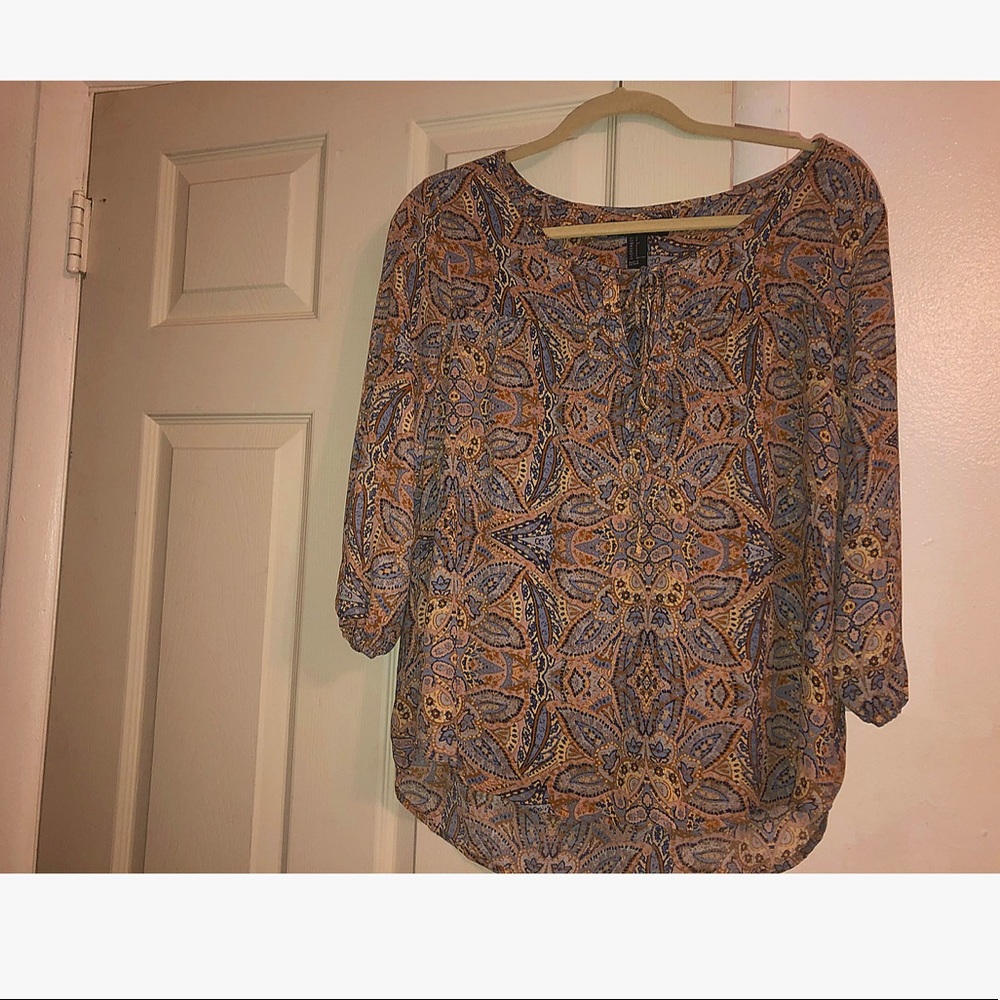 70s inspired blouse